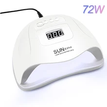 72 Вт Светодиодная УФ-лампа для ногтей с 36 шт. светодиодный s для маникюра гель Сушилка для ногтей сушильная лампа для полировки ногтей автоматический датчик маникюрные инструменты