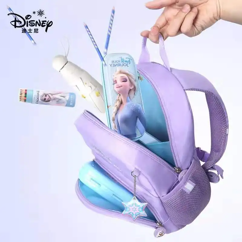 Disney Frozen School Bags For Girls Elsa Anna Kindergarten Backpack Large Capacity Age 2-9 years Kids Birthday Gifts Mochilas