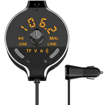 

Vehemo Q8S Wireless Bluetooth Transmitter Auto MP3 Player Hands-Free Home for Speaker Phone Car FM Transmitter Electronic