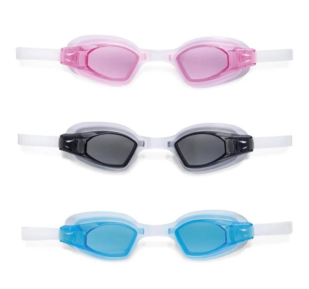 

Genuine Product INTEX55682 Adult Sports Diving Swimming Glasses Waterproof Goggles Eye-protection Goggles Three-Color