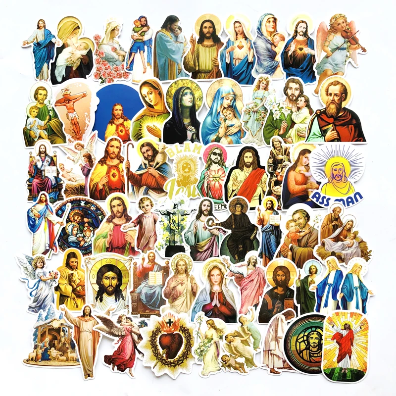 68pcs New character Jesus sticker art suitcase skateboard motorcycle notebook graffiti stickers waterproof decals