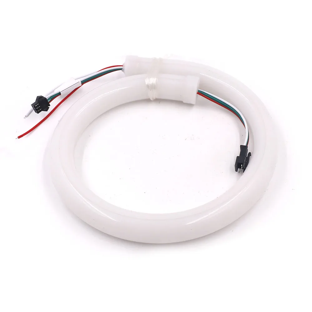 0.5m 12V Strip only Адресуемых RGB неоновый светильник Светодиодные ленты светильник 5V 12V 60 пикс./м полный Цвет гибкий светильник неоновая вывеска для организаций и магазинов SK6812 WS2811 RGB Светодиодные ленты e - Испускаемый цвет: 0.5m 12V Strip only