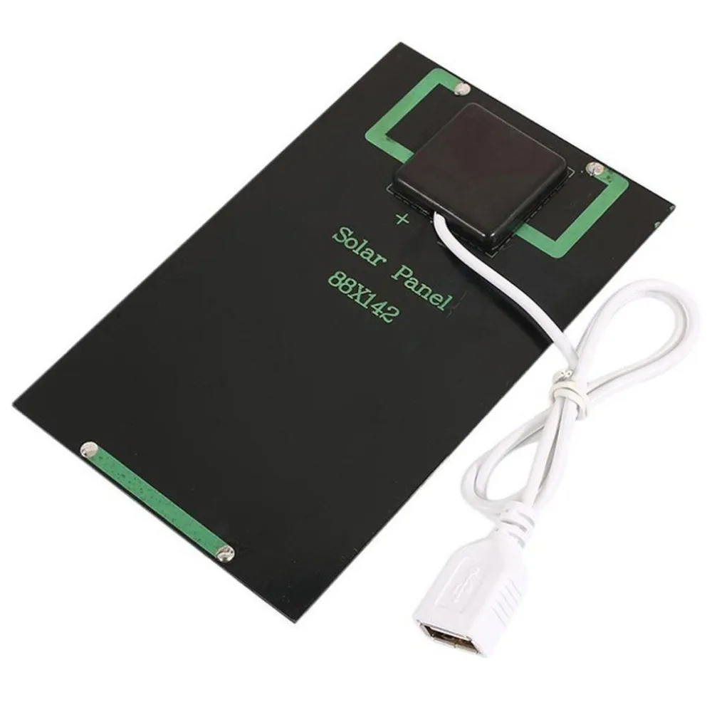 2W 5V Solarpanel USB-Anschluss Telefon Ladegerät Reise tragbar H1N5