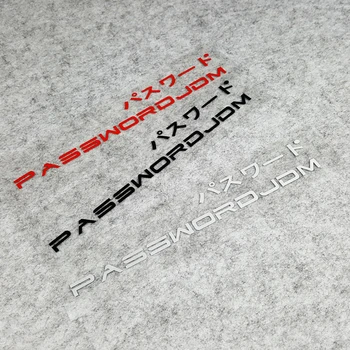 

NO.S032 PASSWORD JDM JS Racing Reflective Car Stickers and Decals Waterproof Car Trunk Fashion Words Stickers