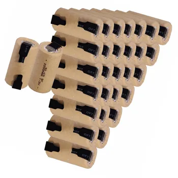 

yeckpowo 30 pcs SC battery 2200mAh 1.2V NICD subc screwdriver electric drill batteries for Bosch Mikita Dewalt Hitachi B&D