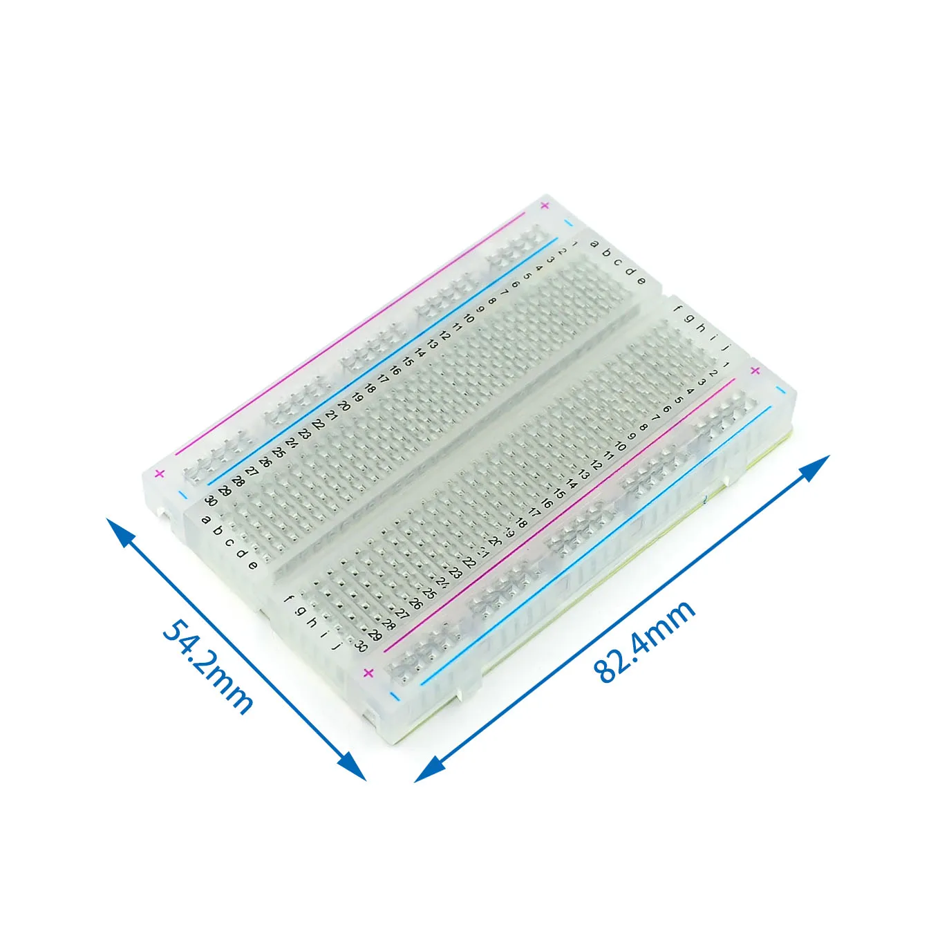 SYB 120 400 500 830 840 1660 MB102 GL-12 точек Solderless Макет pcb небольшой Универсальный софтбокс диффузный тестовый протоборд DIY доска для нарезки хлеба - Цвет: 400 transparent