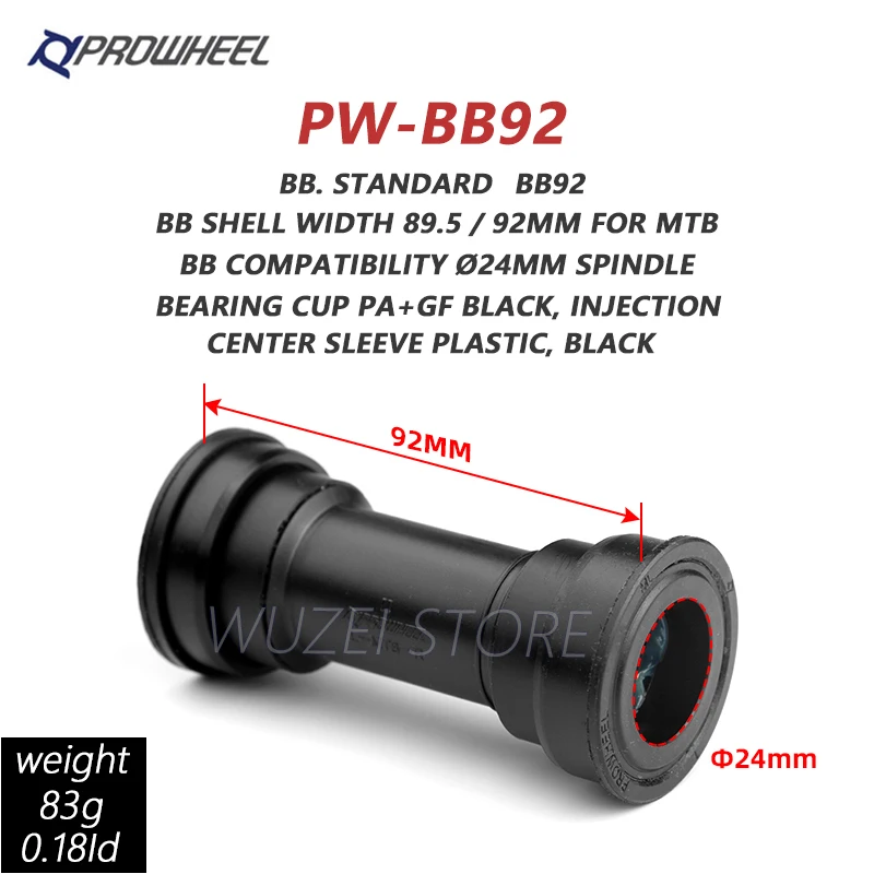 Kit de filetage de support inférieur de vélo BC1.37-24T BB51