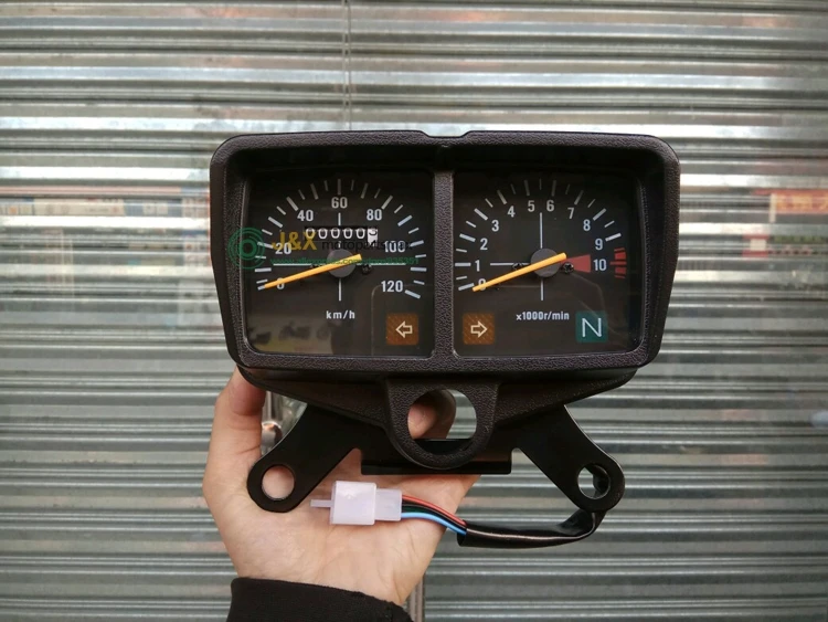 Мотоцикл инструмент в сборе 125 механический метр жемчужина река счастье ZJ одометр CG125 старый код таблицы