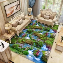 3D трехмерное Хрустальное одеяло, необычный ковер, матрас для дома, спальни, гостиной, коридора, имитация дома, противоскользящий пол