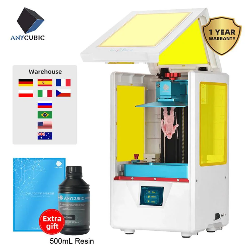 

ANYCUBIC Photon-S resin 3d printer uv printer sla printer 3d printer kit with 500ml resin impressora 3d