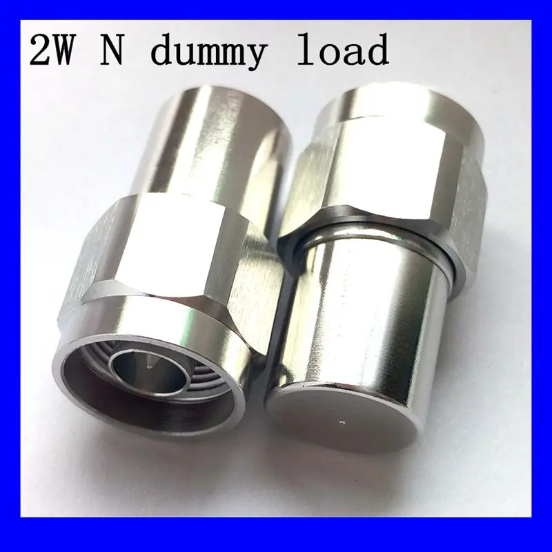 

1Pcs 2W N Male Plug RF Coaxial Termination Dummy Load 3GHz/4GHZ /6GHz 50 Ohm Nickel Plated RF Accessories