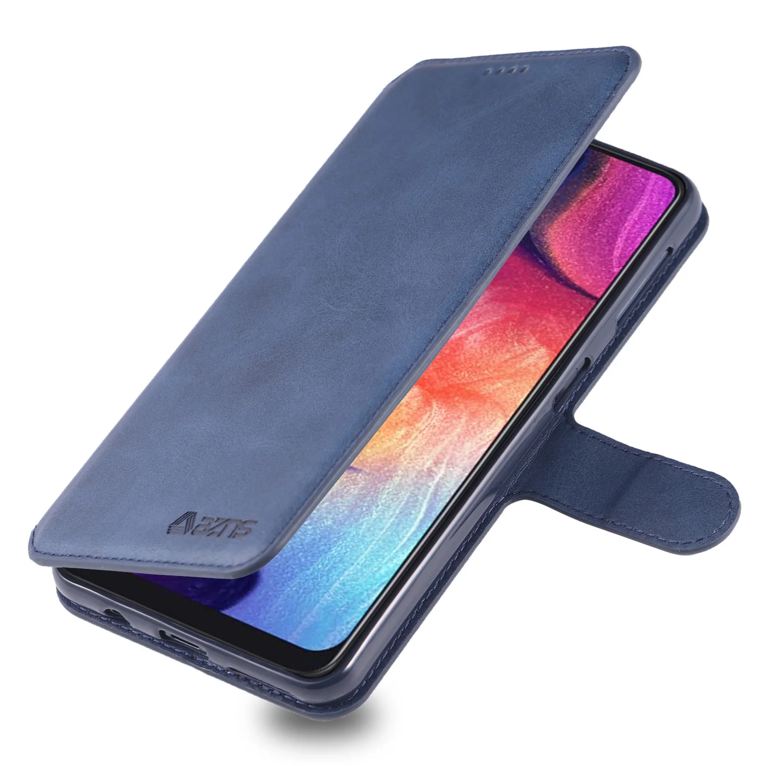 Кожаный чехол-книжка для samsung A70, держатель для карт, кошелек, чехол для samsung Galaxy A70, чехол, чехол