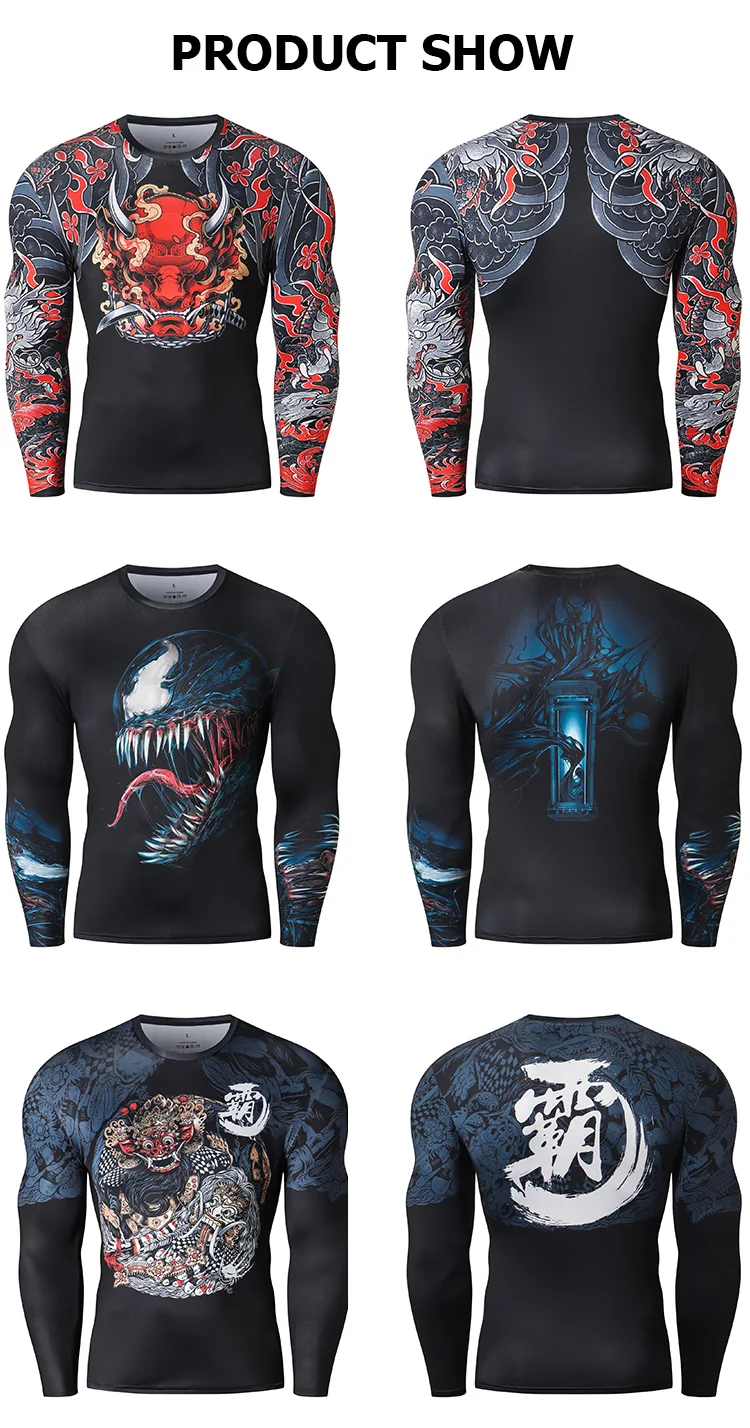 Personalisiertes Design, 3D-Druck, langärmeliges T-Shirt, ideal für Fitnessstudio, Laufen, Fitness, Sportaktivitäten – Detail 6