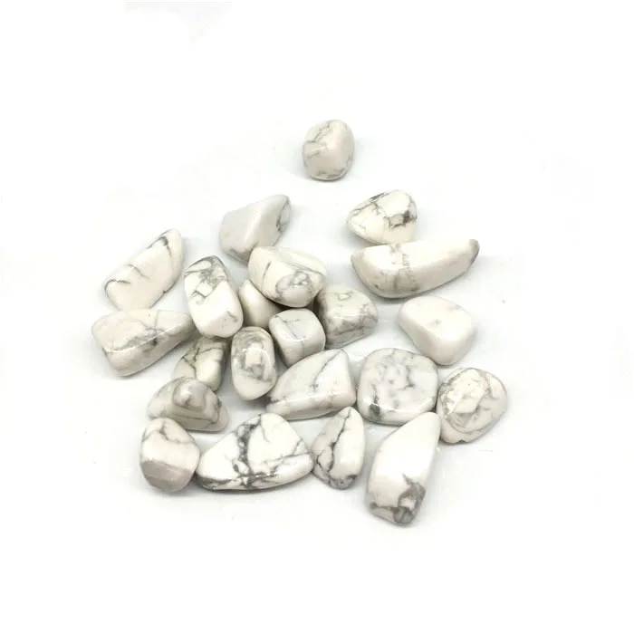 

Natural White Turquoise Gravel Rock Rough Stone Nugget Healing Gravel Planting Pot Aquarium Fish Tank Decor Home Caft 7-9mm