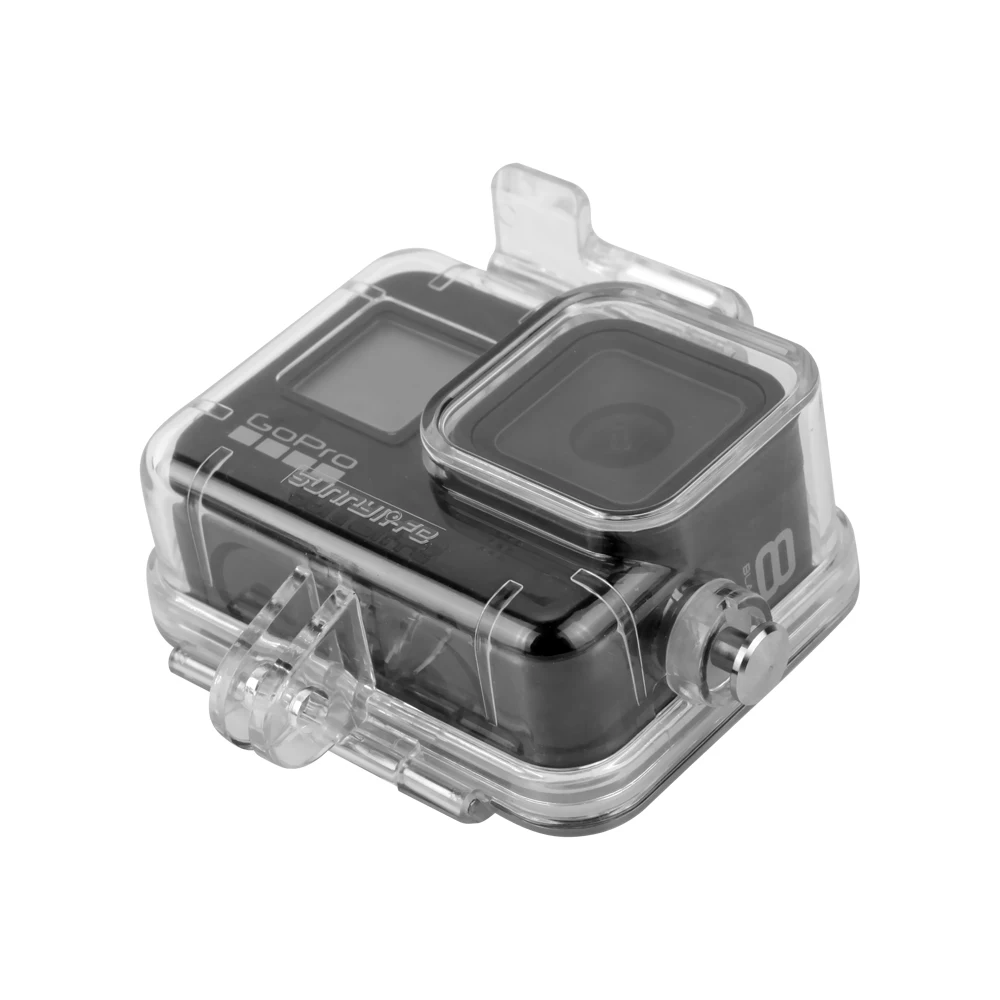 Комплект аксессуаров Go Pro для GoPro Hero 8 включает в себя водонепроницаемый корпус, 3 пакета фильтров для дайвинга и водонепроницаемый плавающий ручной захват