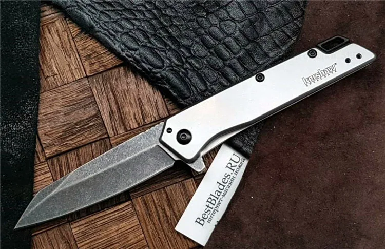 Новейший качественный складной нож Kershaw 1365 EDC, ручка из нержавеющей стали с 4cr13mov стальным лезвием, Карманный Походный нож, инструменты