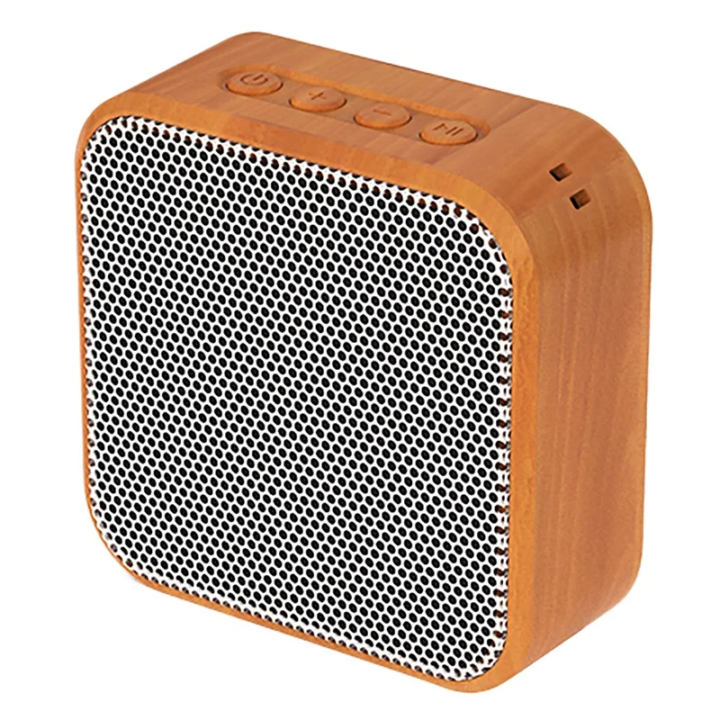 A70 Wood Grain Portable Mini Bluetooth Loudspeaker Vintage Wireless Speaker with Mic Support TF Card FM Radio for Mobile Phone |