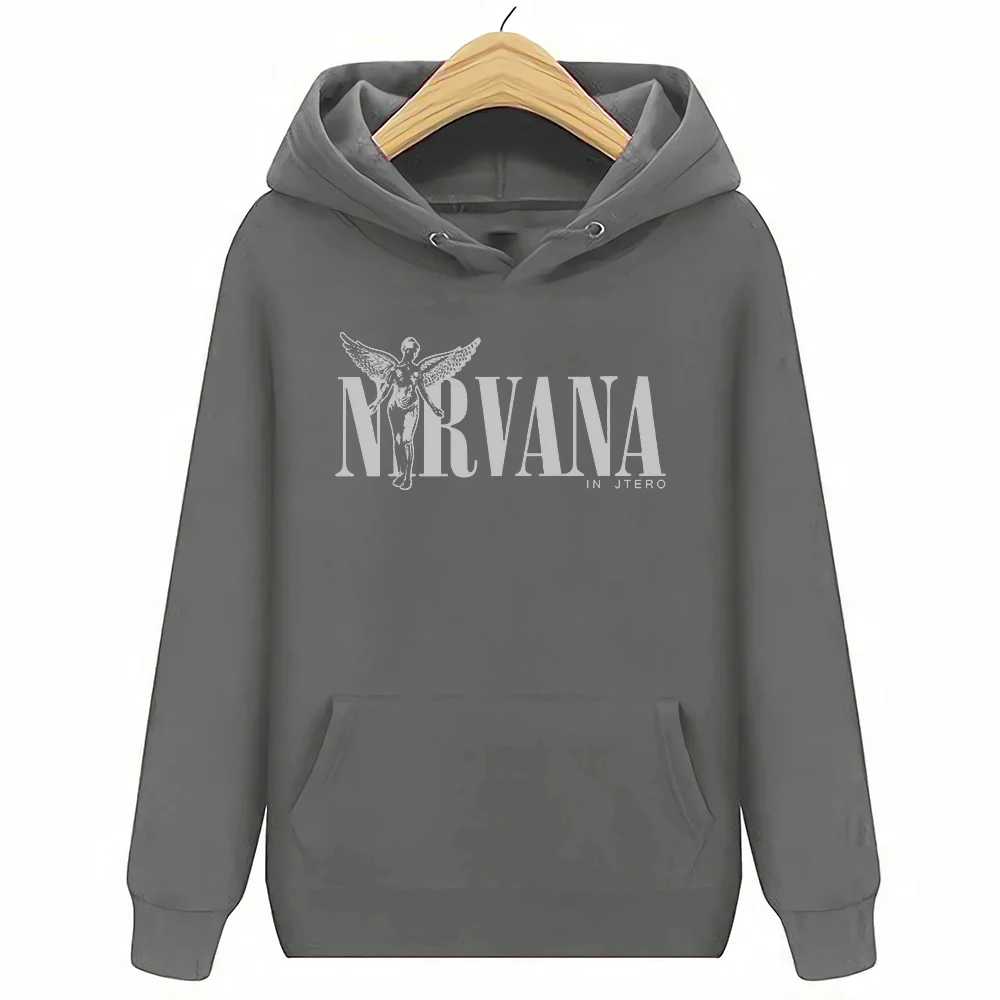 Темно-серый Nirvana 'In Utero' усиленная одежда-Новинка и официальный! Толстовки и свитеры - Цвет: Темно-серый