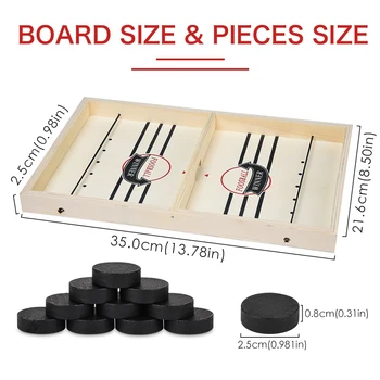 

Parent-Child Interactive Bouncing Chess Desktop Hockey Toy Gifts Bounce Chess Foosball Winner Board Game Eject Chess