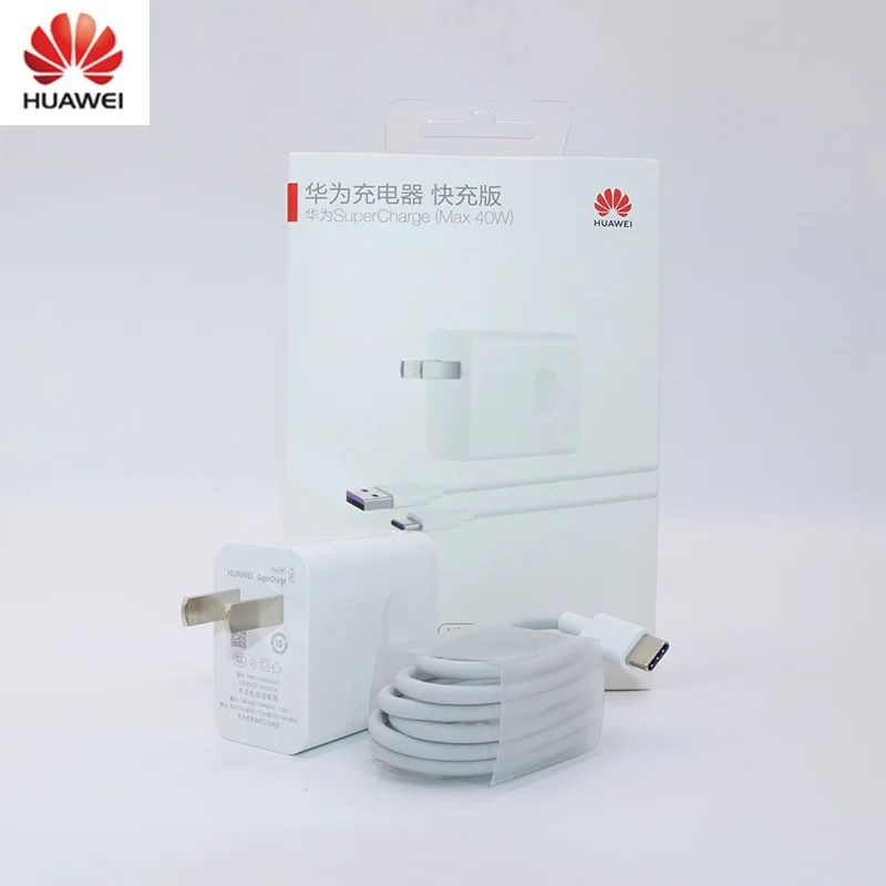 HUAWEI Mate20 быстрое супер зарядное устройство 10V4A 40 Вт USB быстрое зарядное устройство адаптер 5A USB3.1 TYPE-C Быстрый кабель для Honor9 10 P20 P10