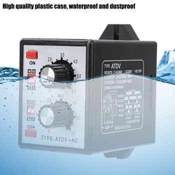 

On Off Twin Timer Relay Knob Control Time Switch 6S-60M AC 220V Twin Timer Relay timer relais module New Arrival