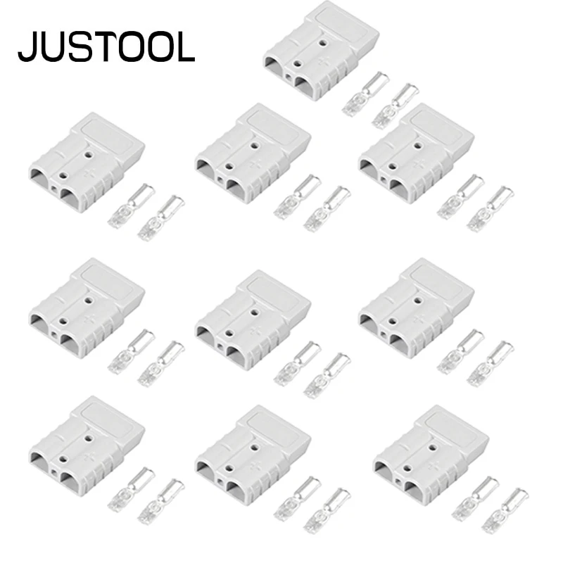 JUSTOOL 10 шт. для разъемов в стиле Андерсон 600 50 а 6-12AWG Электроинструмент