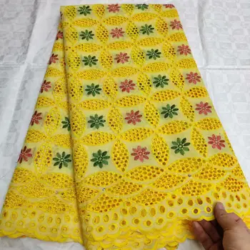 

2019 High Quality 100%Cotton Dry Lace Fabric Swiss Voile Lace With Stones Swiss Voile Lace In Switzerland For Wedding JT2