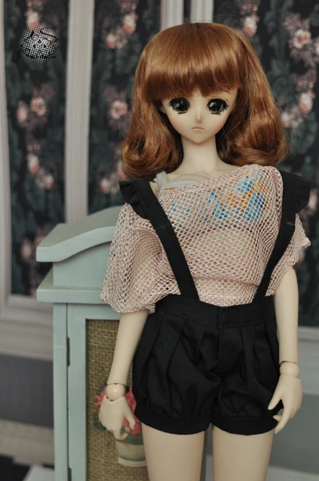 1/4 масштаб 1/3 одежда сетчатый топ + шорты летний костюм для BJD/SD MSD SD13 DDDY DDL