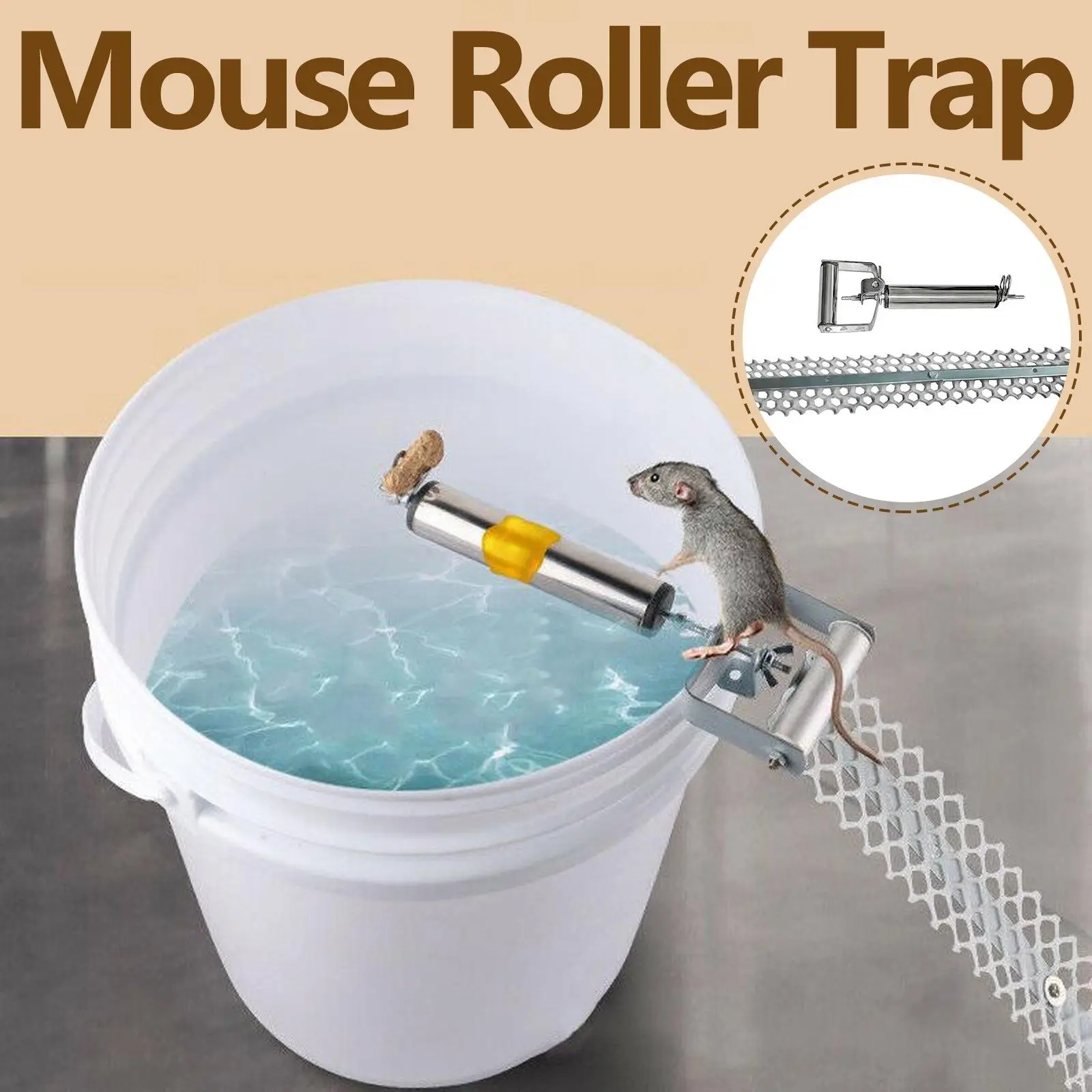 casa rolo slide tampa rato captura balde rato armadilhas ratoeira ratoeira criativa ratoeira reutilizável