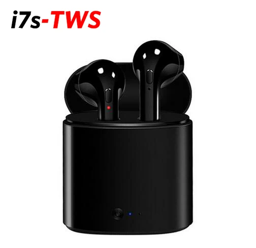 I7s i9s Tws беспроводные Bluetooth наушники, мини стерео наушники, наушники, Спортивная гарнитура с зарядным устройством для iPhone, Android Phone - Цвет: i7s tws black