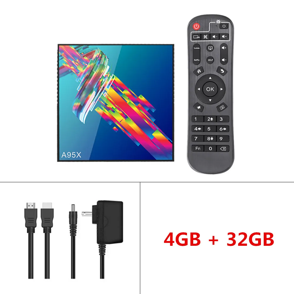 A95X R3 Android Smart tv Box Android 9,0 Rockchip RK3318 2,4G/5G Wifi BT4.0 4 ГБ 32 ГБ 64 Гб rom Netflix Youtube Android tv Box - Цвет: 4GB 32GB