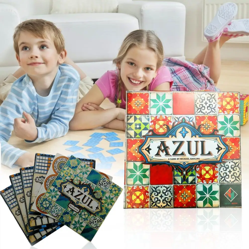 

Azul Original English Version Tile Story Color Tile Master All English Version Decoration Multiplayer Holiday Gift Card Games