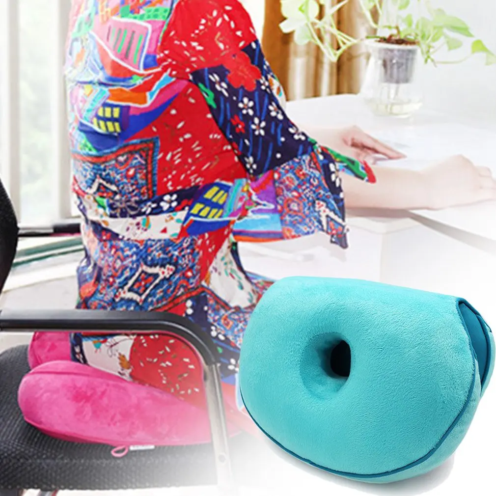 Multifunctional Dual Comfort Seat Cushion Memory Foam of Hip Cushion Beautiful Butt Latex Seat Cushion Comfy for Home Office