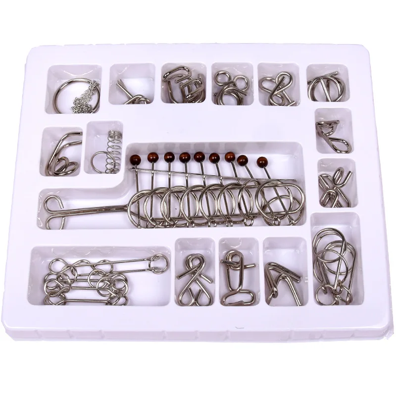 Educational toys Luban lock difficult intellectual buckle adult student leisure entertainment unlock hoop buckle game