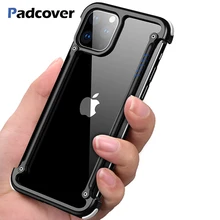 Роскошный металлический чехол с подушкой безопасности для IPhone 11 11 pro, чехол для Iphone 11 pro max, персональный металлический чехол-бампер
