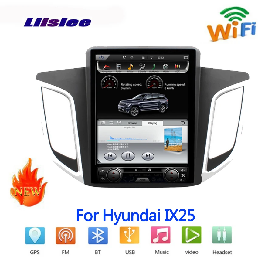 Для hyundai Compact SUV ix25- автомобильный Радио Android мультимедийный плеер Автомобильный сенсорный экран gps навигация поддержка Carplay - Цвет: Multimedia player