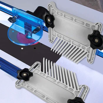 

Double Feather Boards Miter Gauge Slot Durable Woodworking Feather Board Set Engraving Tools For Bench Circular Saw Cuts