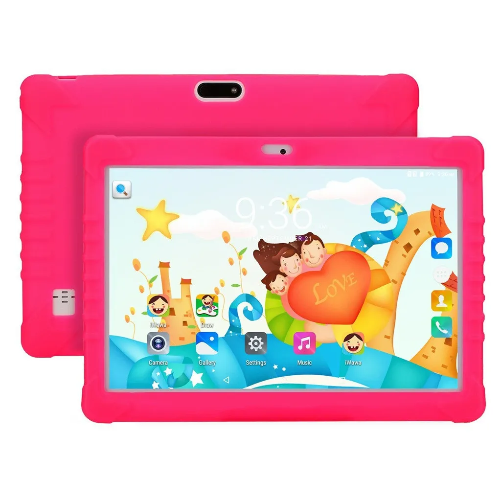  Tablet PC For Children Android 6.0 16GB IPS 10.1Inch Bluetooth WIFI Bundle Case High Quality Purcha