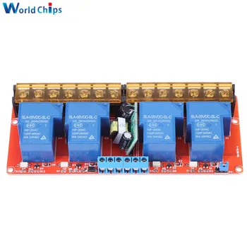 

30A DC 5V/AC 100-250V Relay Module 4 Channel High Low Level Trigger For Arduino Smart Home System