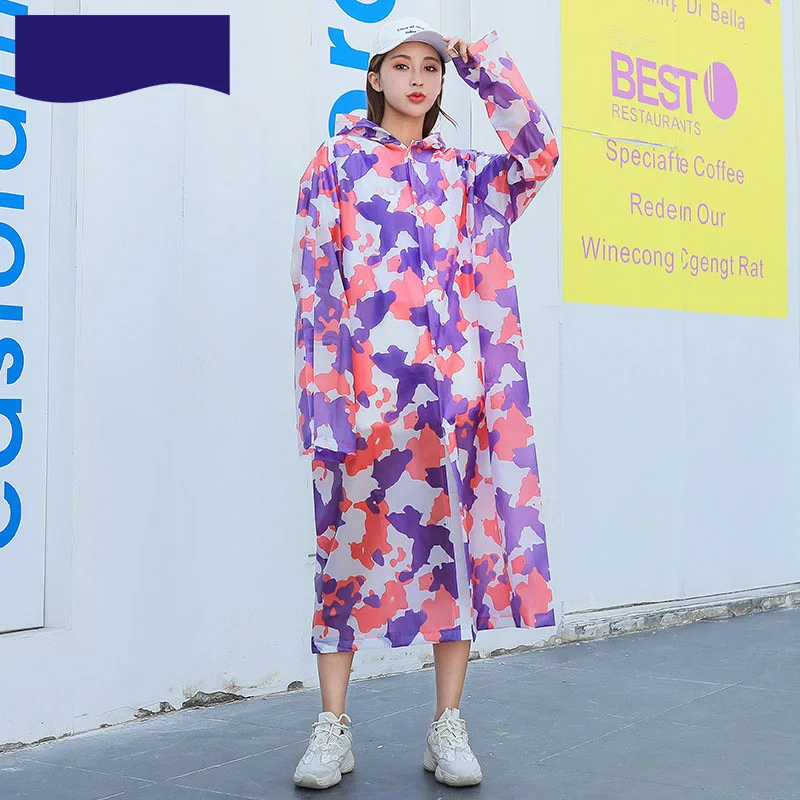 Rainwear 5 Environ, мужской дождевик с защитой от Тала, для мужчин и женщин, для взрослых, уплотненный, удлиненный, для улицы, для путешествий, плащ - Цвет: Rainwear 5
