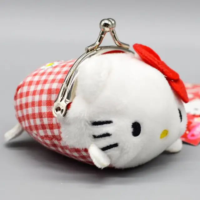 Kawali Kuromi My Melody Plush Toys Key Coin Purse Bag Soft Filled Pouch Animal Pluche Toys for Girls Birthday Gifts 3