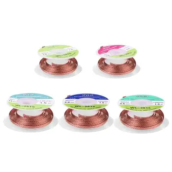 

1.5M Length 1.5/2/2.5/3/3.5MM Width Desoldering Braid Welding Solder Remover BGA Wick Wire Lead Cord Flux Wick Wire Repair Tool