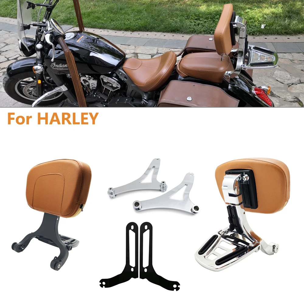 

Backrest Harley Motorcycle Multi-Purpose Driver Passenger Backrest For Dyna Softail Breakout Sportster XL 883 Touring Road King