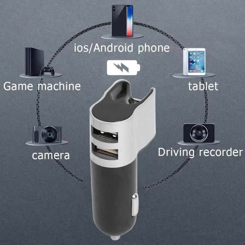 M10 Bluetooth 4,2 A2DP MP3 плеер Handsfree Bluetooth комплект fm-передатчик 5 в 3.1A два usb порта автомобильное зарядное устройство для устройства Handsfree Вызов