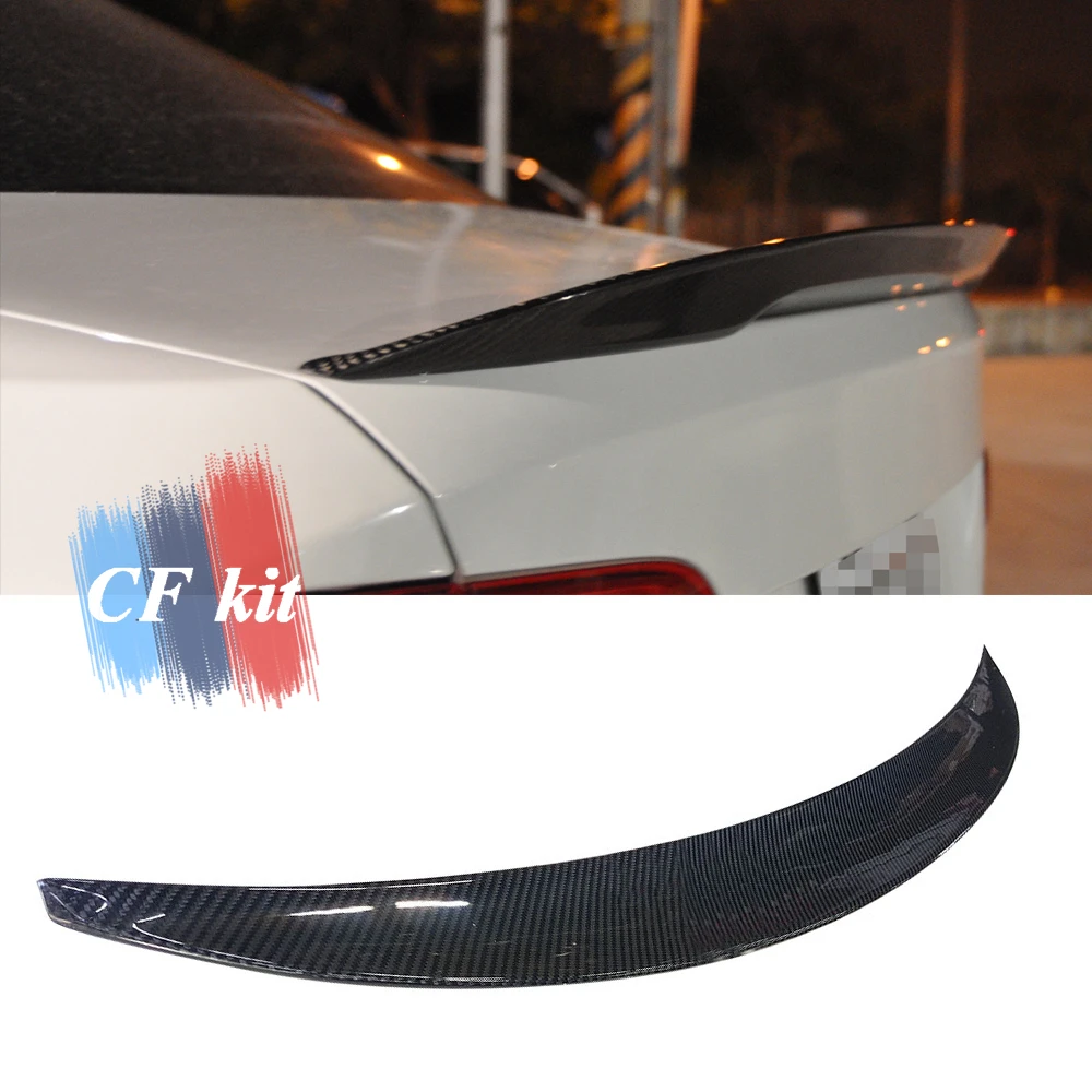 

CF Kit P Style Wing Real Carbon Fiber Rear Trunk Lip Wings Spoiler For BMW 3 Series E92 2008-2014 Car Styling