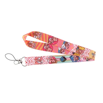 

SP709 Wholesale 20pcs/lot Charm Keychain Lanyard Neck Key Band for Phone Keys ID Card Cartoon Lanyards