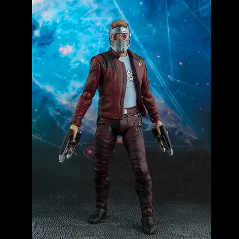 SHF Мстители война бесконечности Звездный лорд ПВХ экшн-фигурка Коллекционная