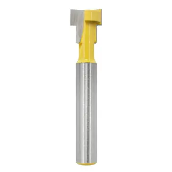 

Woodworking Milling Cutter 1/4 Handle Keyhole Knife Wood Frame Wall T-Shape Hole Knife Scythe Carving Knife 9.52Mm