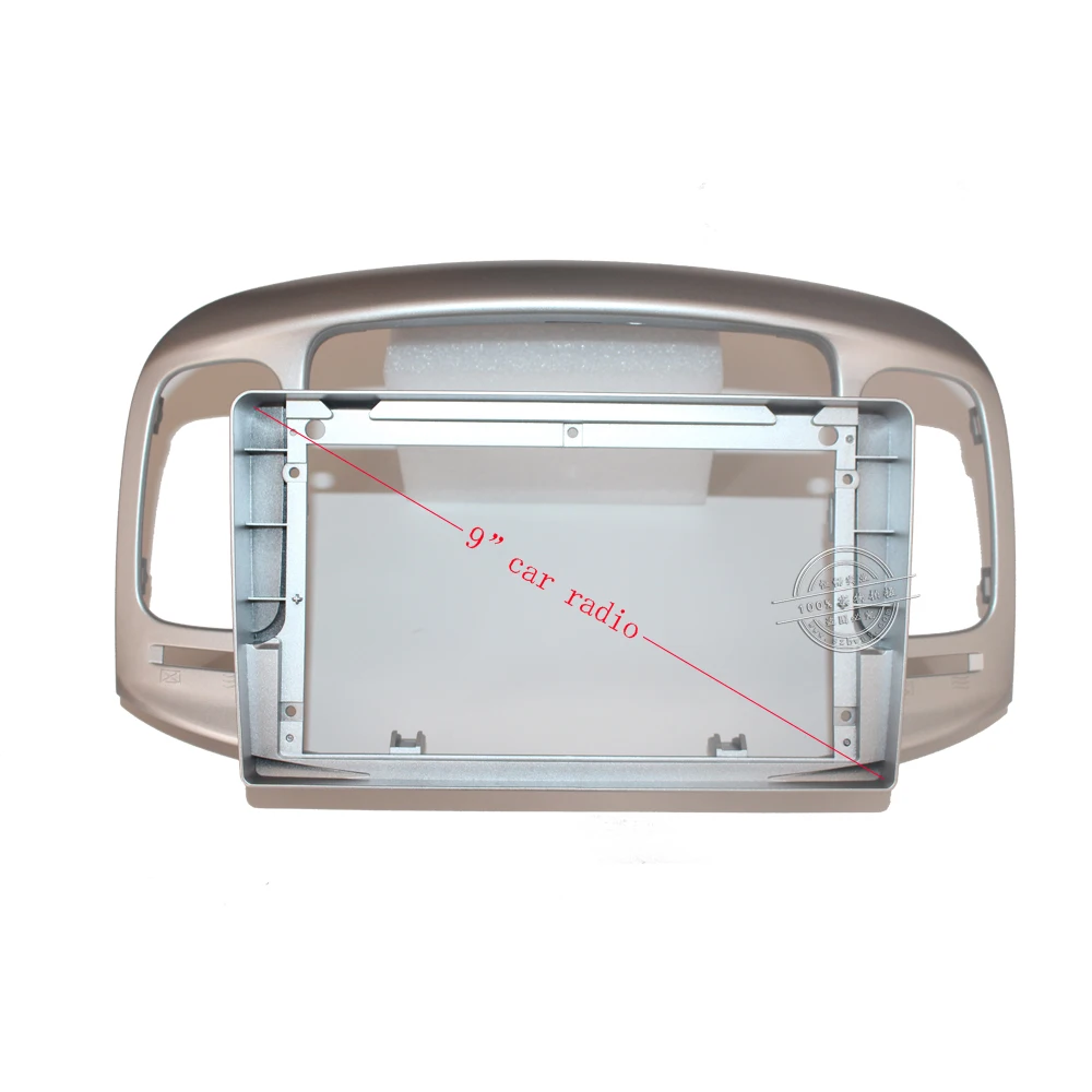 Автомобильный радиоприемник angxian 2Din рамка для Hyundai Accent 2006 2011 DVD панель gps комплект