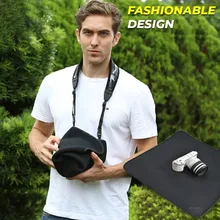 Зеркальная камера складной тканевый объектив камеры гофрированная ткань защитная ткань для фотосъемки